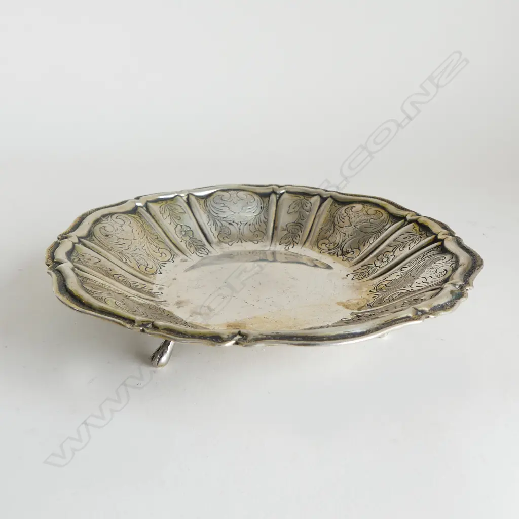 CONT 830 SILVER FOOTED DISH 144GMS Image 1++