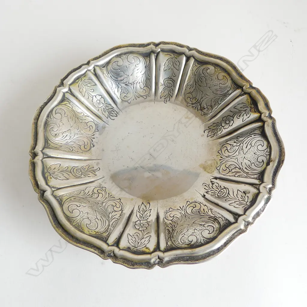 CONT 830 SILVER FOOTED DISH 144GMS Image 1++