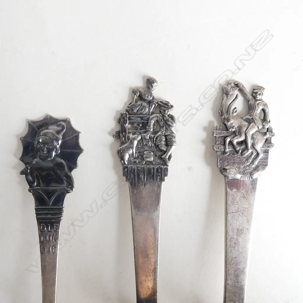 DANISH SILVER CHILDS SPOON & FORK & FEEDER78GMS Image 1++