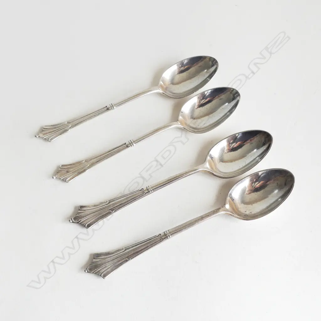 4 S/SILVER COFFEE SPOONS 50GMS Image 1++
