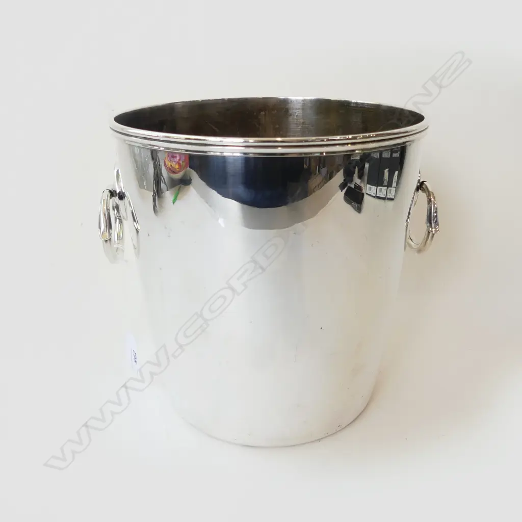 SILVER PLATE CHAMPAGNE BUCKET H.210mm Image 1++