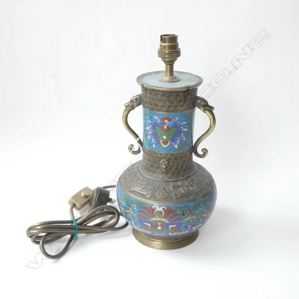 CLOISONNE LAMP BASE H.320mm Image 1++