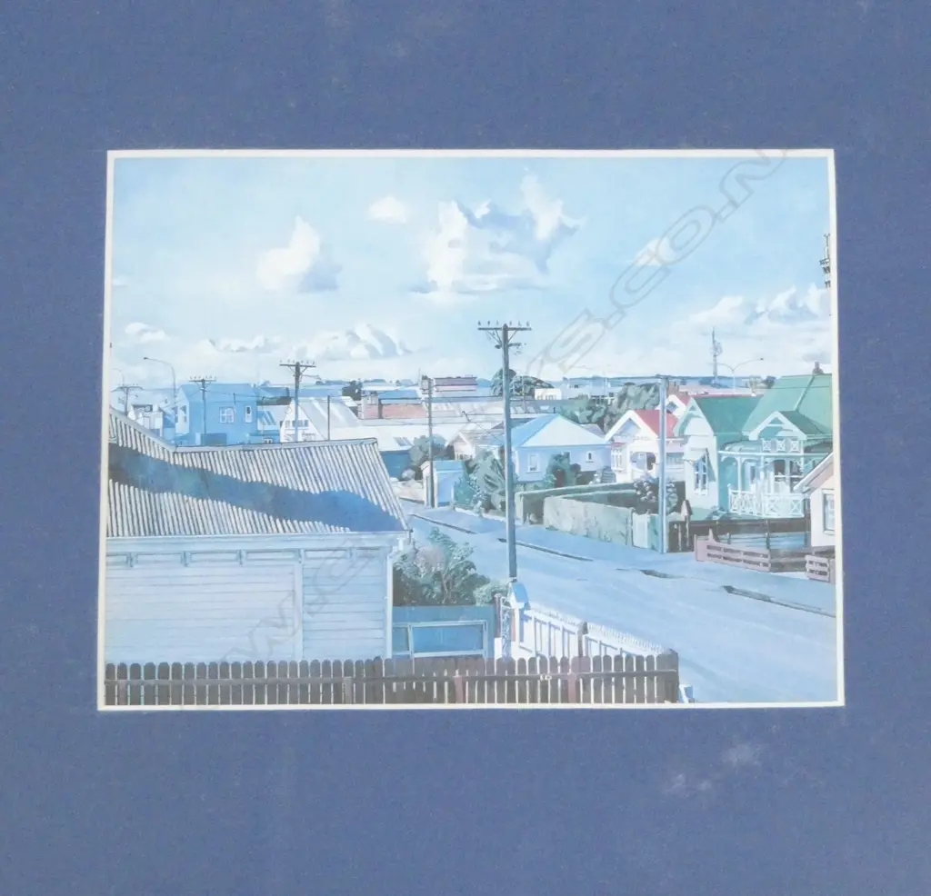 SMALL PRINT OF AUCKLAND STREET, 100 X114MM Image 1++