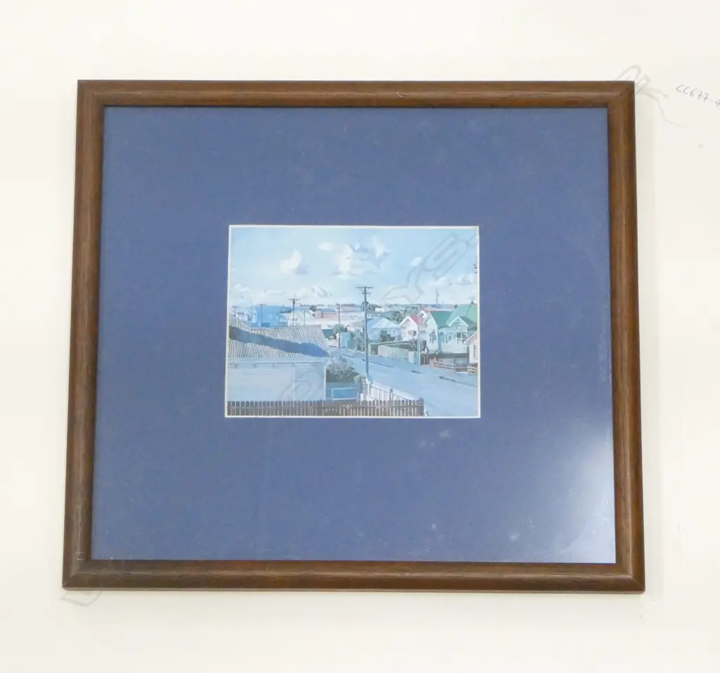 SMALL PRINT OF AUCKLAND STREET, 100 X114MM Image 1++
