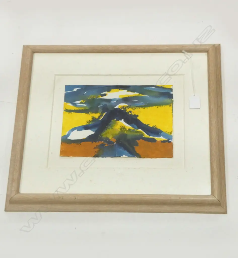 WAYNE SEYB (NZ b.1962) 'THE DROP' W/C 170x250mm foxing Image 1++