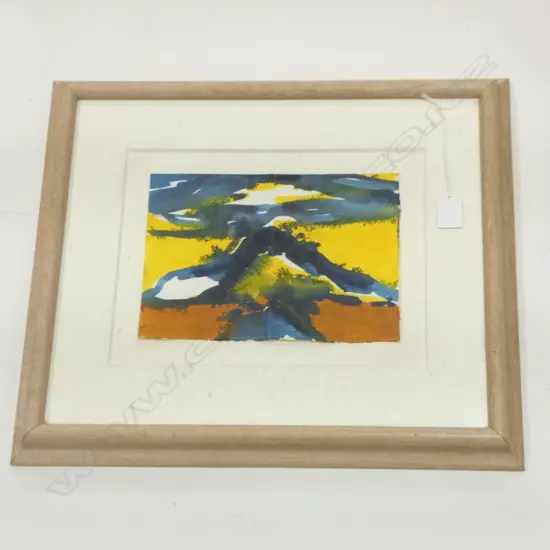 WAYNE SEYB (NZ b.1962) 'THE DROP' W/C 170x250mm foxing