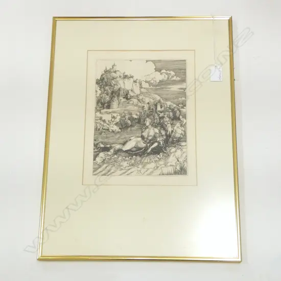 ALBRECHT DURER PRINT 285x220mm