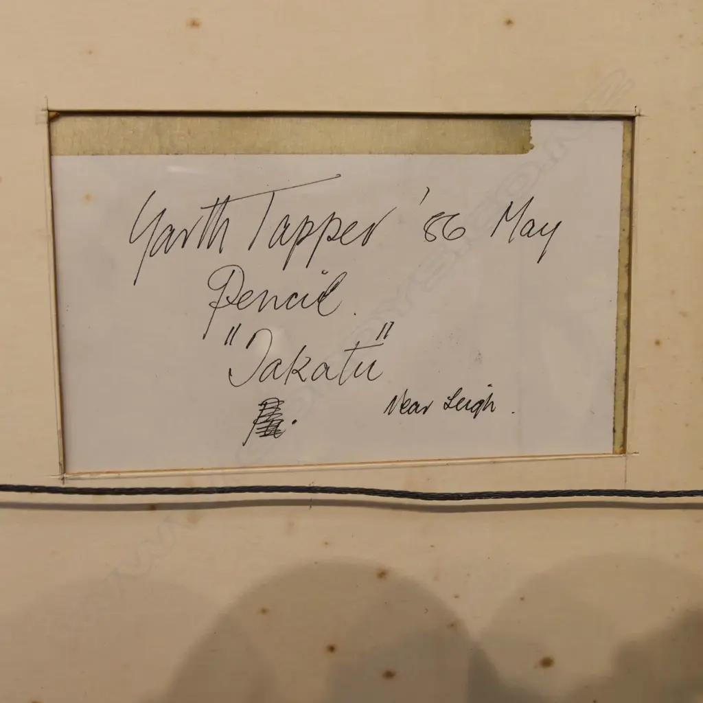 GARTH TAPPER 'TAKATU' NEAR LEIGH, PENCIL ON PAPER, '86 250x295mm Image 1++
