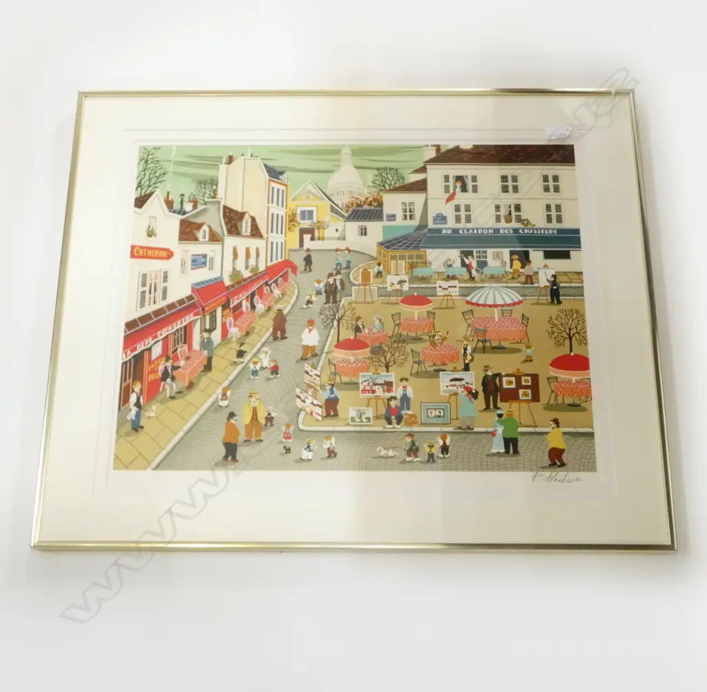 BIN KASHIWA FRENCH PRINT 490x630mm, SIGNED Image 1++