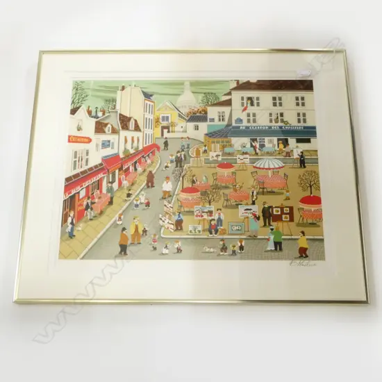 BIN KASHIWA FRENCH PRINT 490x630mm, SIGNED