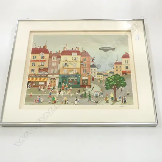 BIN KASHIWA FRENCH PRINT 460x560mm, SIGNED