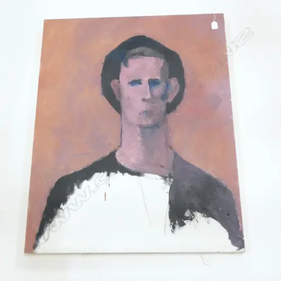 ROY DALGARNO (1910-2001) YOUNG MAN, UNFINISHED OIL PAINTING, UNSIGNED. 960 X 760mm. Provenance ex Estate