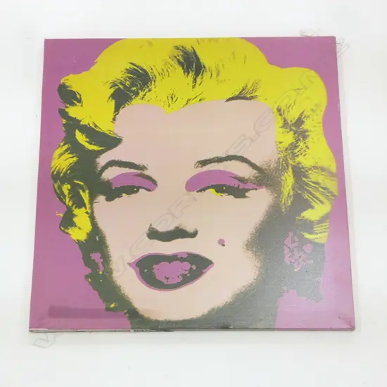MARILYN MONROE PRINT ON CANVAS 500 x 500mm