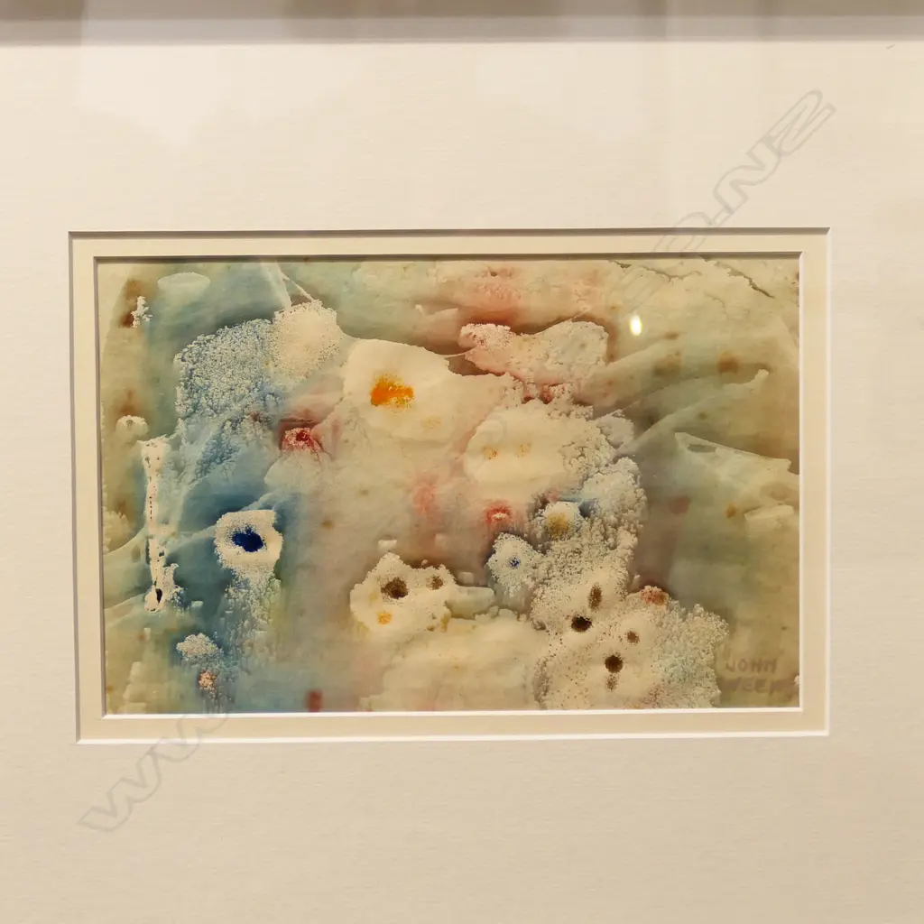 JOHN WEEKS SIGNED ABSTRACT W/C 235 X 155MM Image 1++