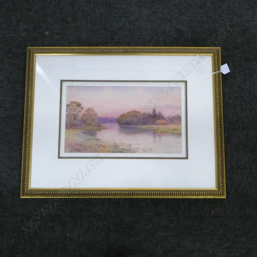 W. MENZIES GIBB (1859-1931) 'SOURCE OF THE RIVER AVON' WC 175x300mm Image 1++