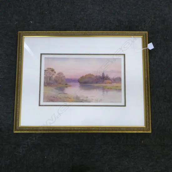 W. MENZIES GIBB (1859-1931) 'SOURCE OF THE RIVER AVON' WC 175x300mm