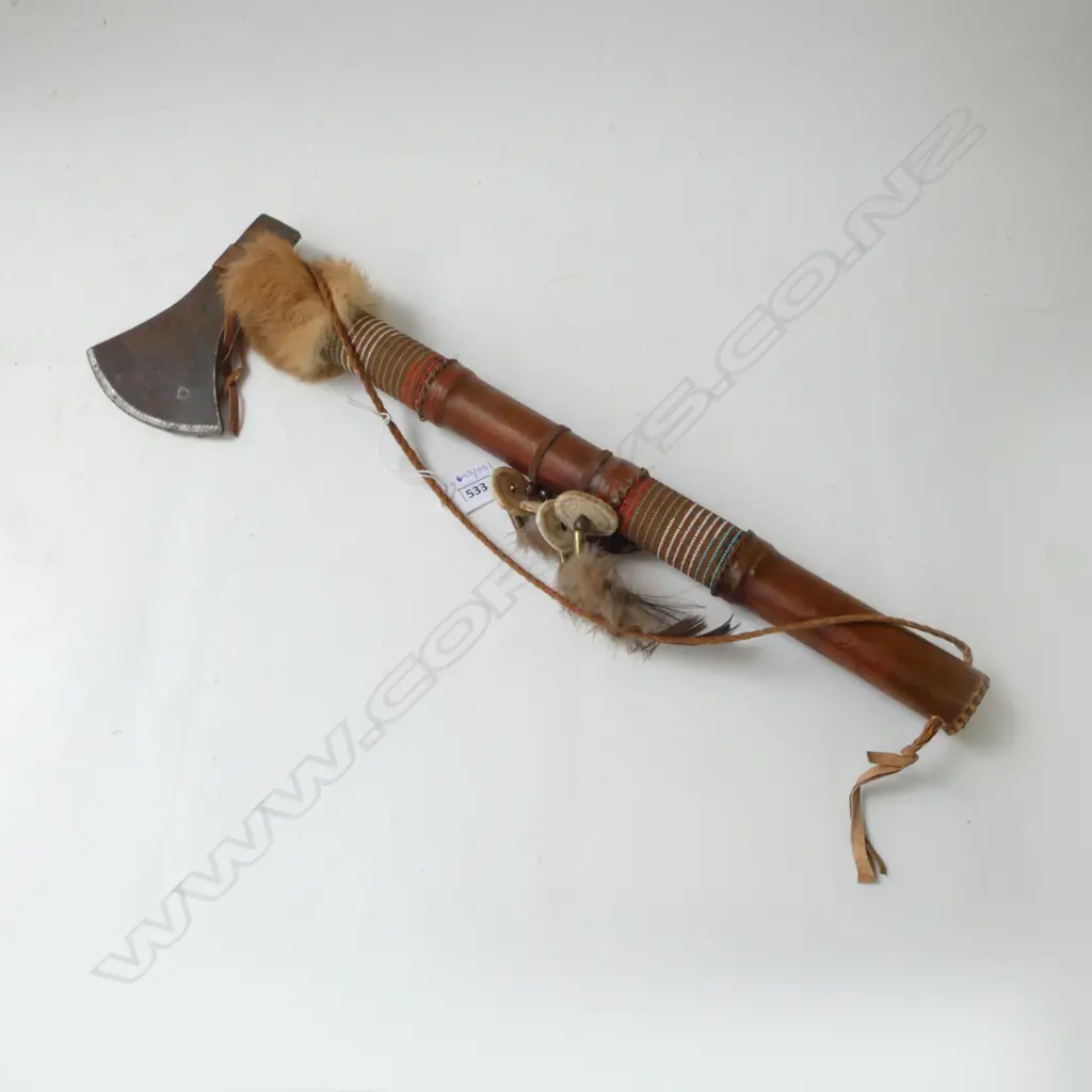 A CHEROKEE STYLE TOMAHAWK L.530mm Image 1++