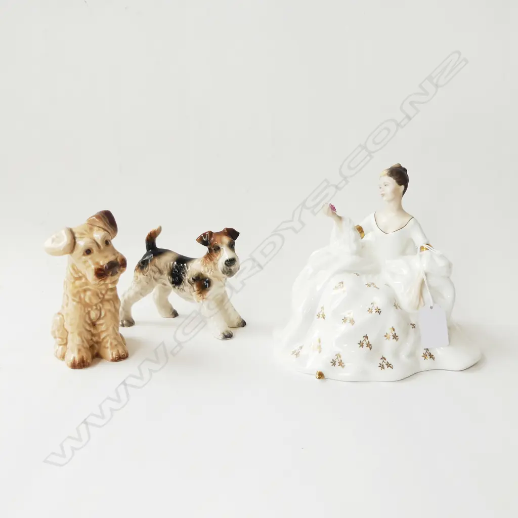 ROYAL DOULTON 'MY LOVE' H.160mm + 2 DOGS Image 1++