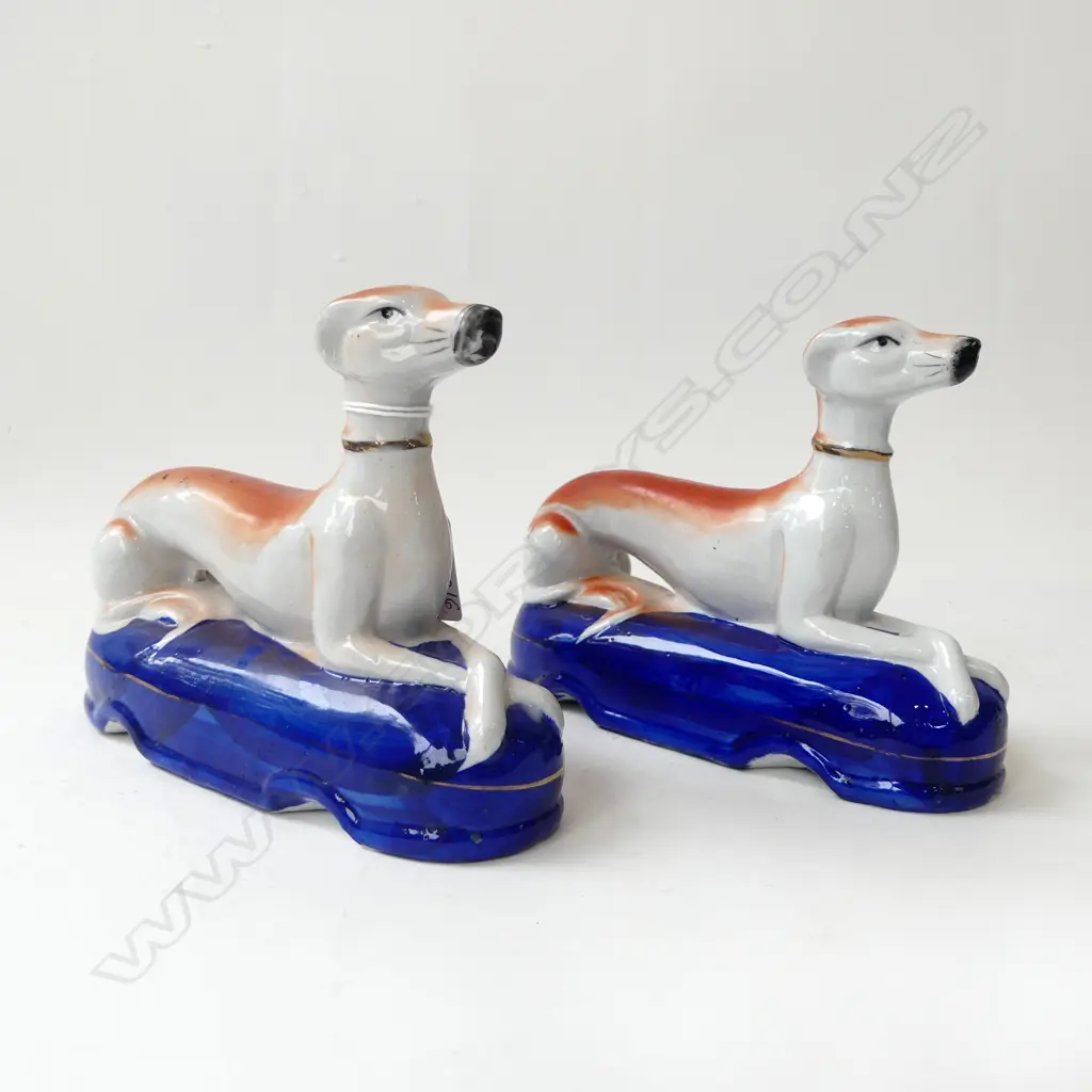 PR VINTAGE MANTLE DOGS L.170mm Image 1++