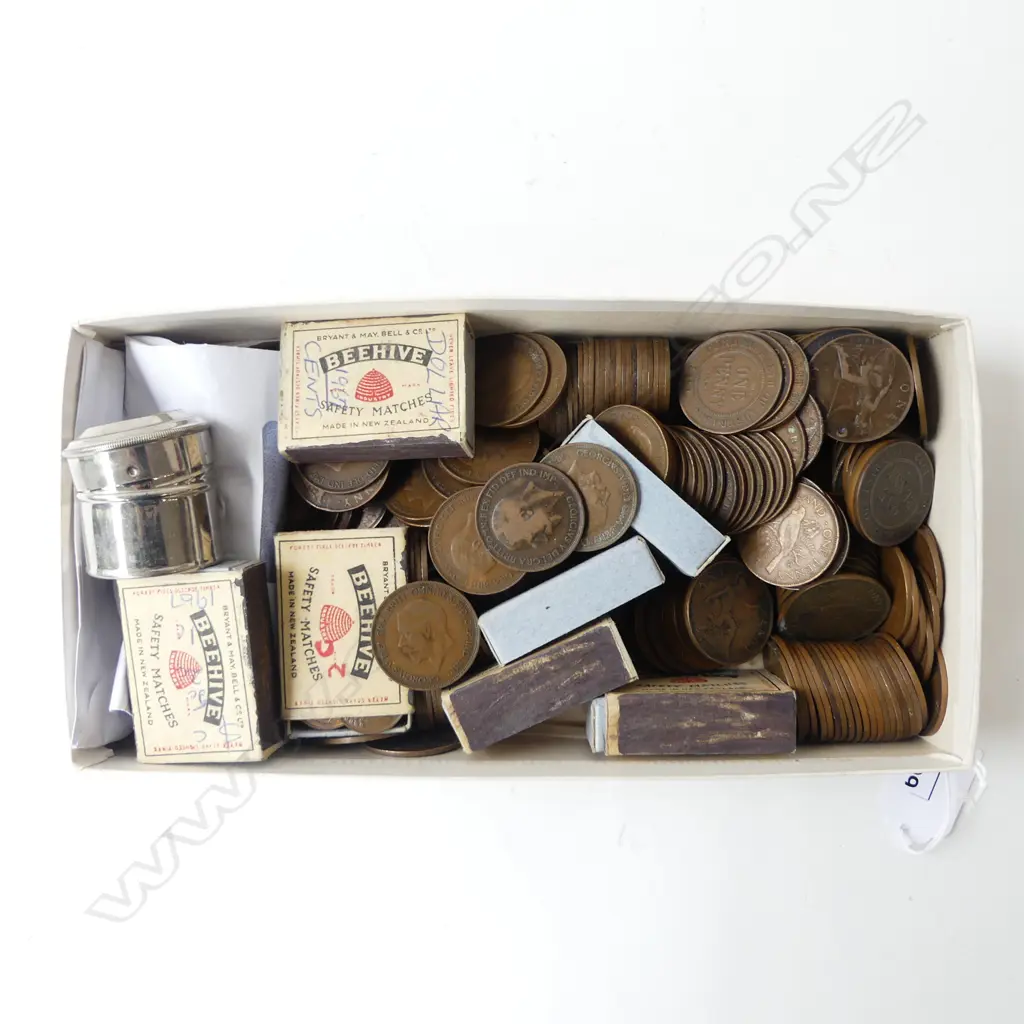 COIN COLLECTION; COPPER PENNIES ETC Image 1++