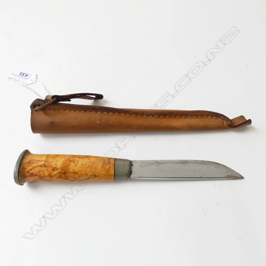 FINNISH SKINNING SHEATH KNIFE L240MM Image 1++