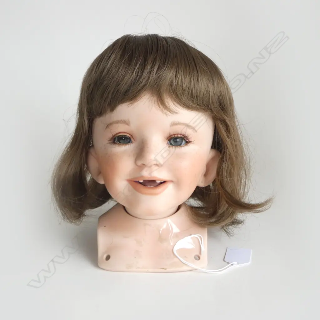 HUCKLEBERRY FINN DOLL HEAD BY DONNA RUBERT Image 1++