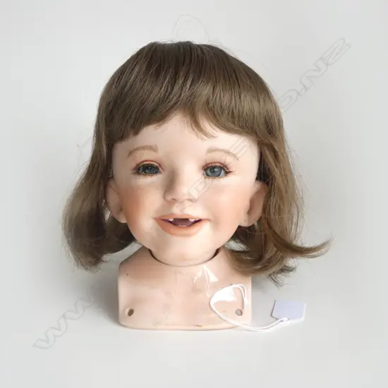 HUCKLEBERRY FINN DOLL HEAD BY DONNA RUBERT