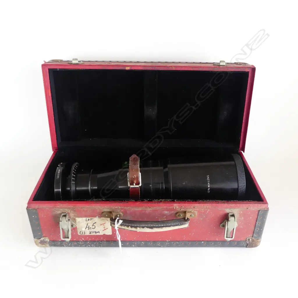 CASED TAYLOR HOBSON 12 & A HALF INCH 317MM ORTAL CAMERA LENS L440MM Image 1++