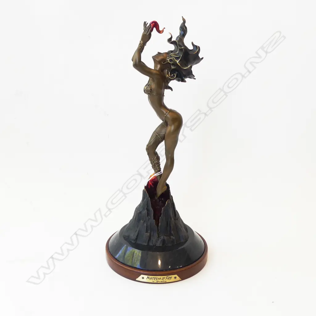 HOT CAST BRONZE 'MISTRESS OF FIRE' BY BORIS H.335mm Image 1++