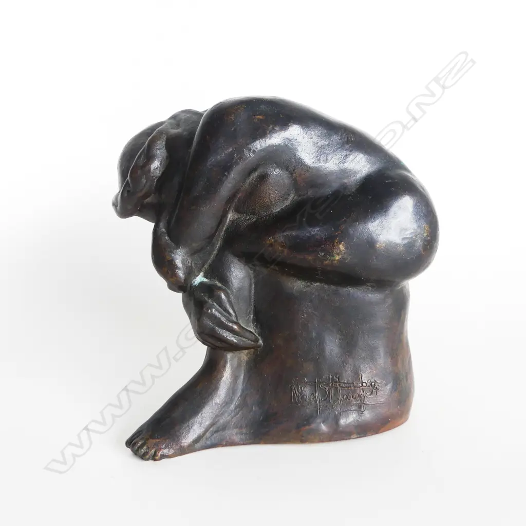 SIGNED BRONZE FIRGURE H.150mm Image 1++
