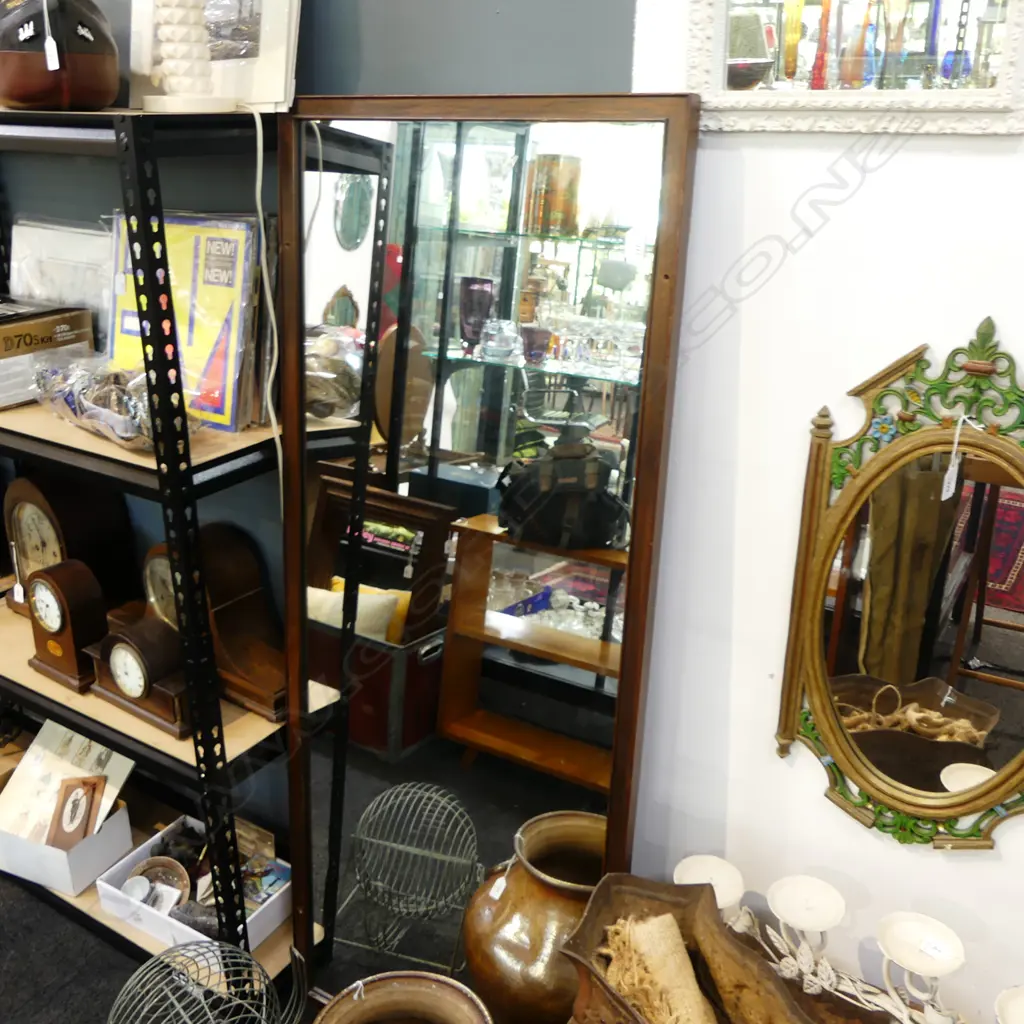 LG WOOD FRAMED MIRROR 1520x620mm Image 1++