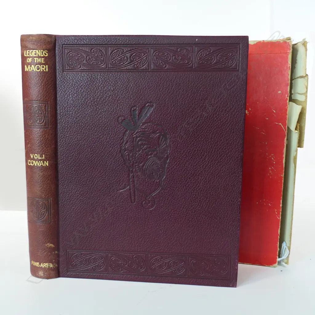 POMARE & COWAN ‘LEGENDS OF THE MAORI' - VOL.1 - DELUXE 1ST EDITION -1930 - SIGNED & NUMBERED 96/100 Image 1++