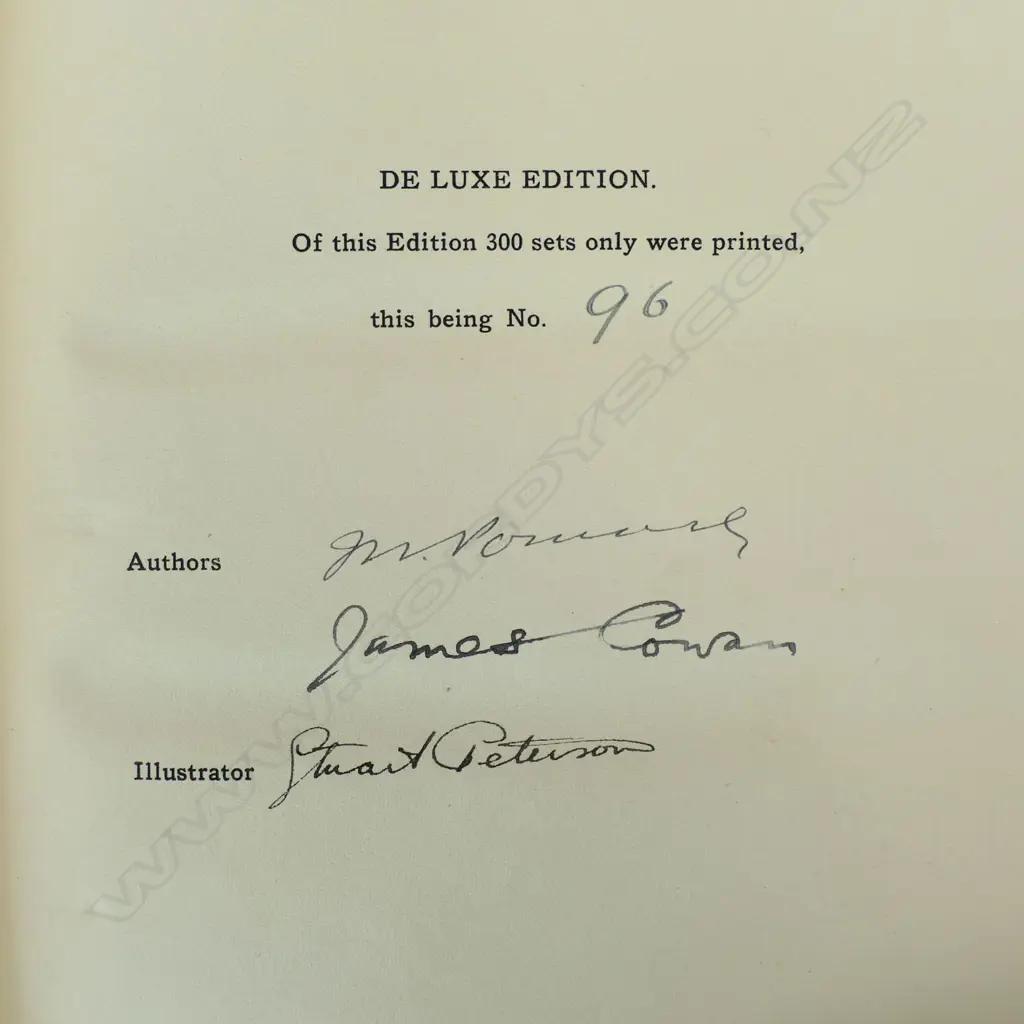 POMARE & COWAN ‘LEGENDS OF THE MAORI' - VOL.1 - DELUXE 1ST EDITION -1930 - SIGNED & NUMBERED 96/100 Image 1++