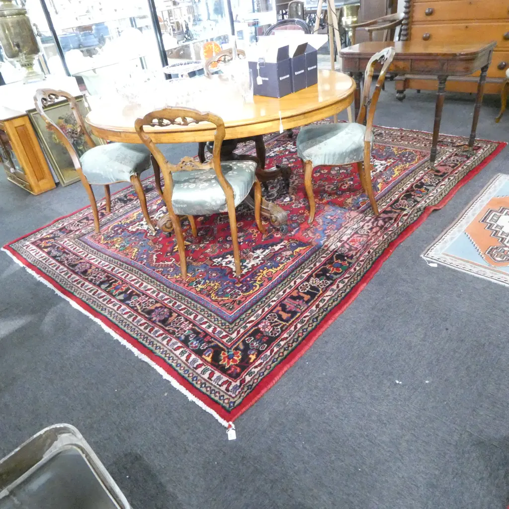 VINTAGE PERSIAN KASHAN, 2100 x 2960mm ADDED SECTION Image 1++