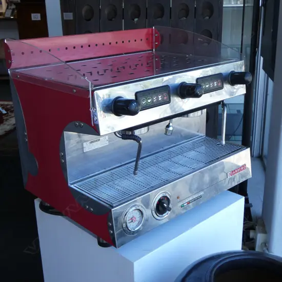 ITALIAN SAN REMO COFFEE MACHINE + ACCESSORIES, ex Epsom Badminton Club, 600 x 500 x 525mm