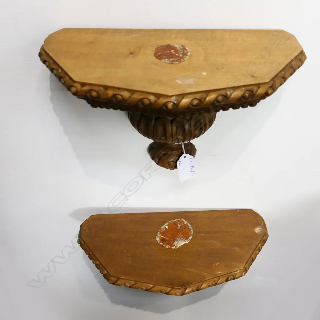 PR CARVED WOODEN WALL BRACKETS 270x130x200mm Image 1++