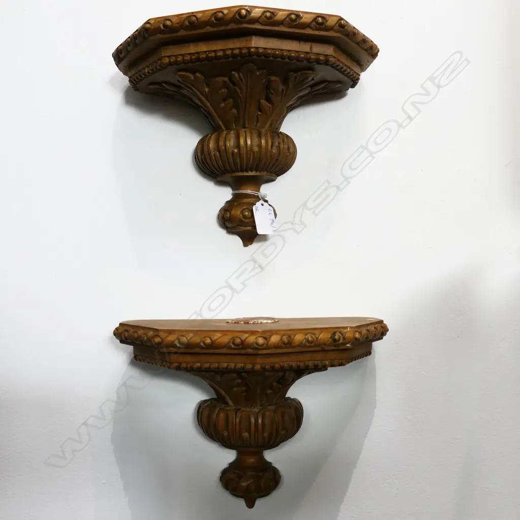 PR CARVED WOODEN WALL BRACKETS 270x130x200mm Image 1++