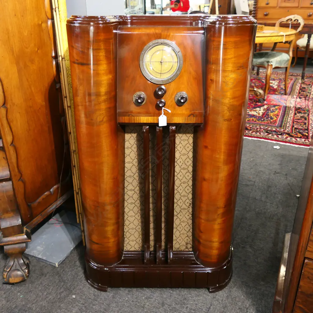 1935 TOMBSTONE US PILOT RADIO MODEL 63 WORKING 580x330x980mm Image 1++