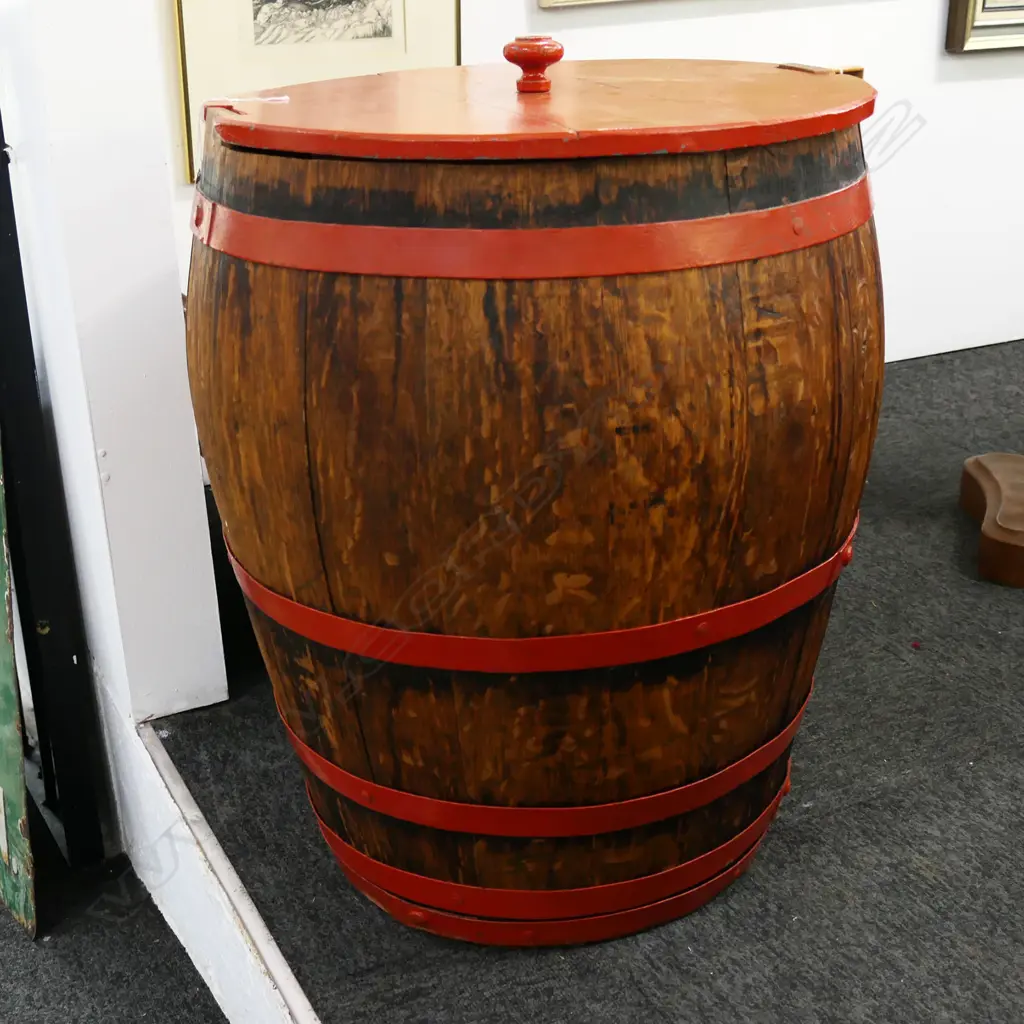 LIDDED BARREL H.600 Dia.480mm Image 1++