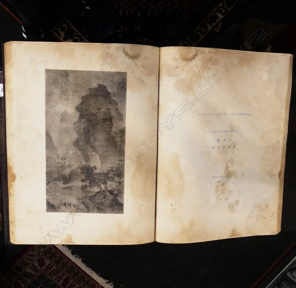 FOLIO OF ORIENTAL PRINTS; E. A. VORETZSCH 'CHINESE PICTURES' TOKYO 1932 600x460mm... Image 1++