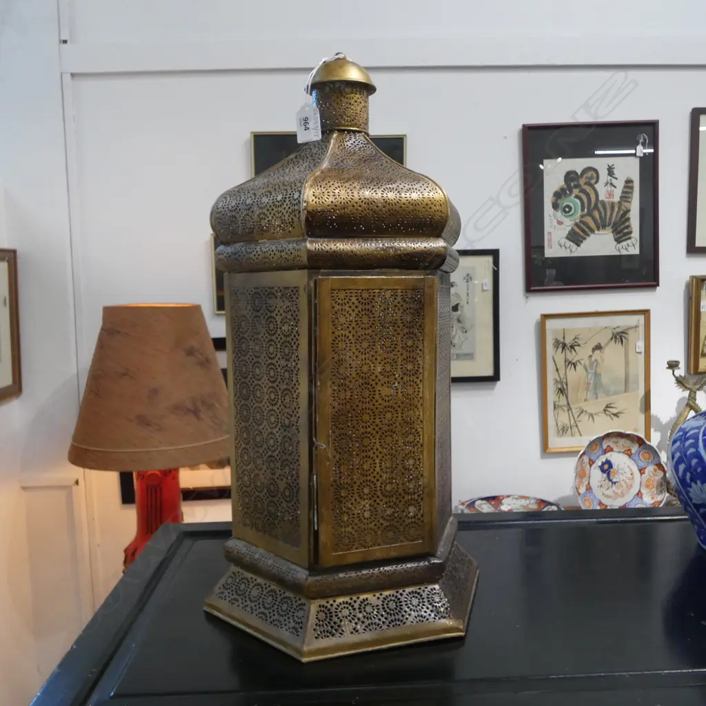 A MODERN TURKISH STYLE LANTERN H.500mm Image 1++