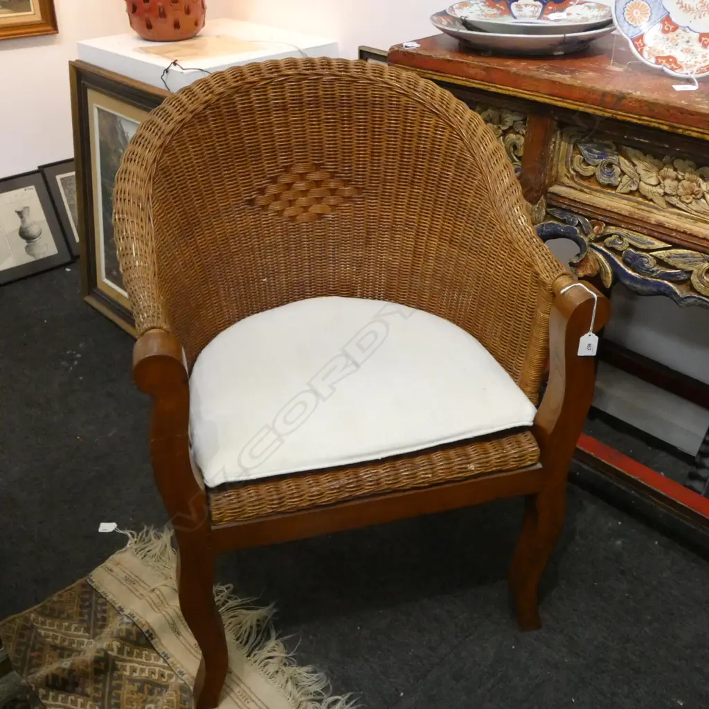 CANE ARMCHAIR Image 1++