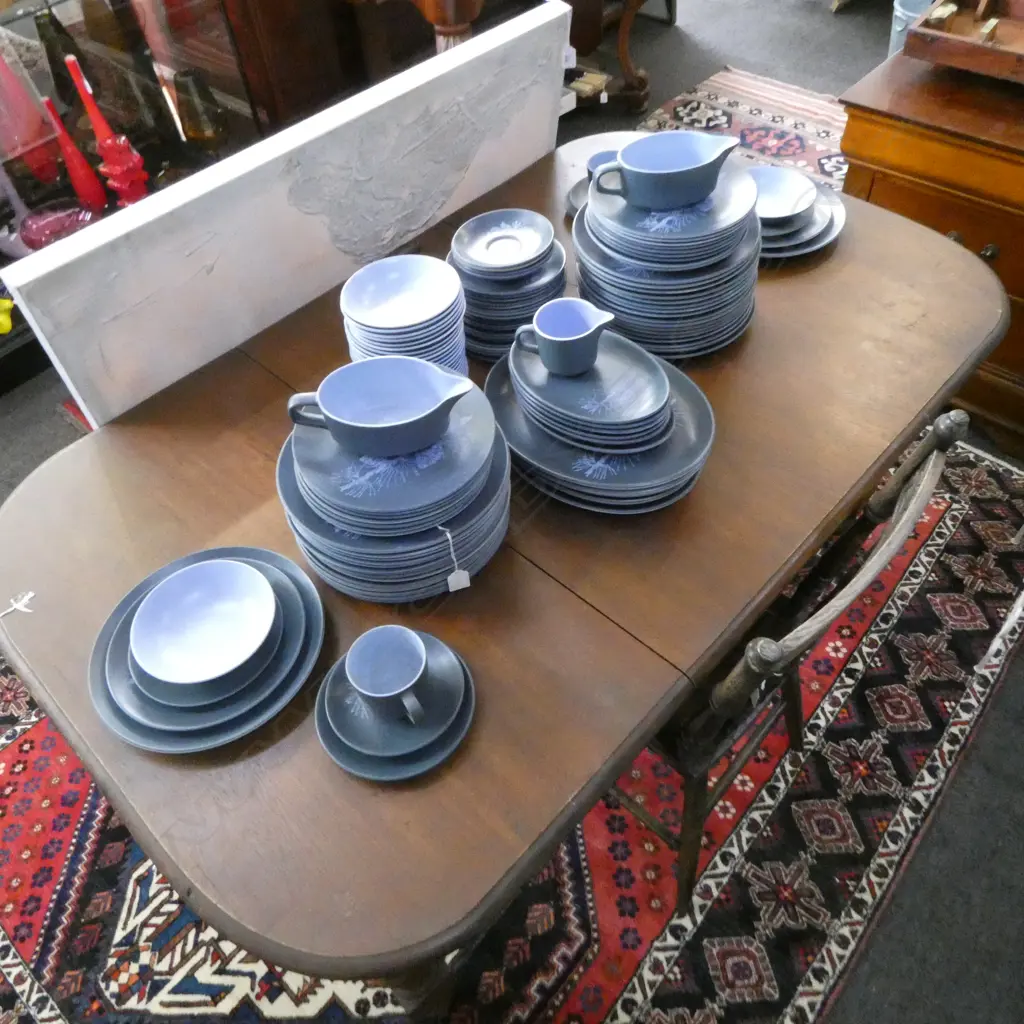 EXTENSIVE DOROTHY THORPE C/LYNN  'PINE' pattern DINNER SERVICE Image 1++