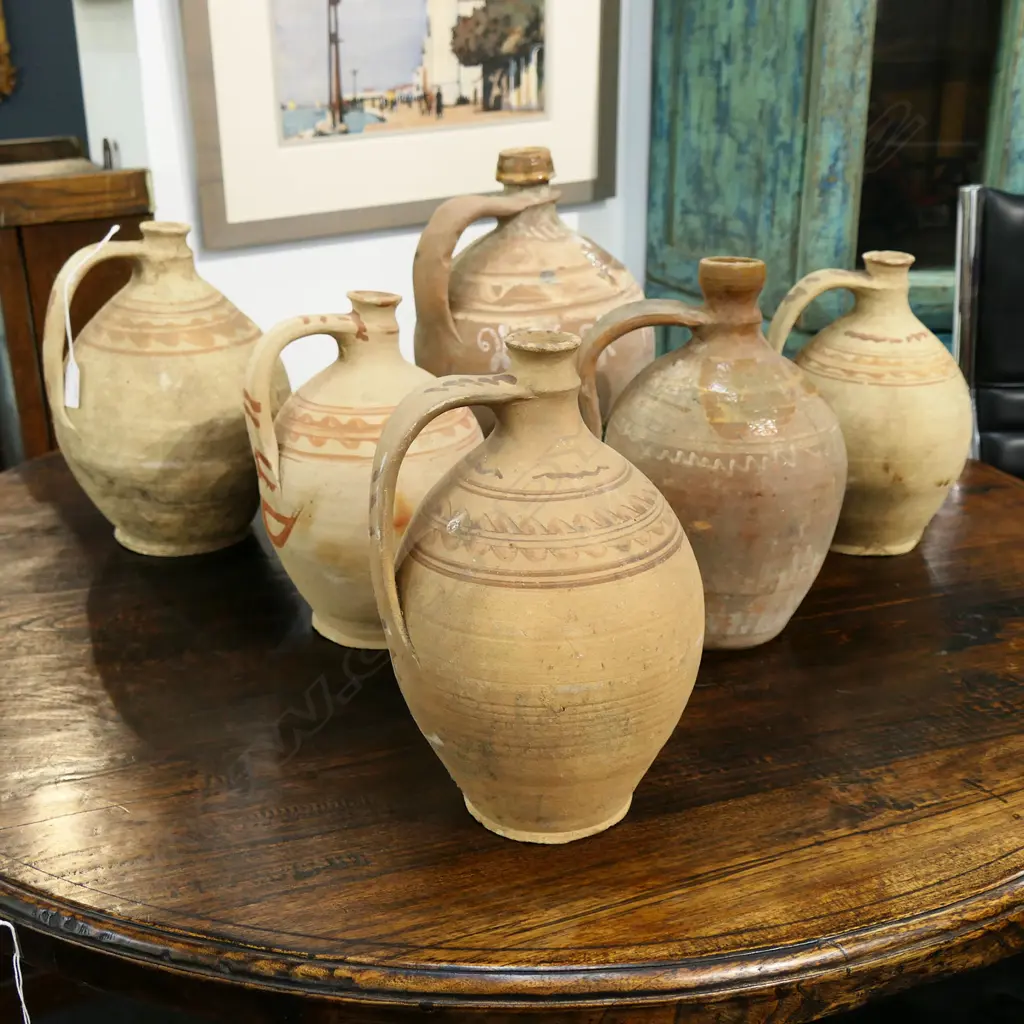 6 TERRACOTTA VESSELS H.315mm Image 1++