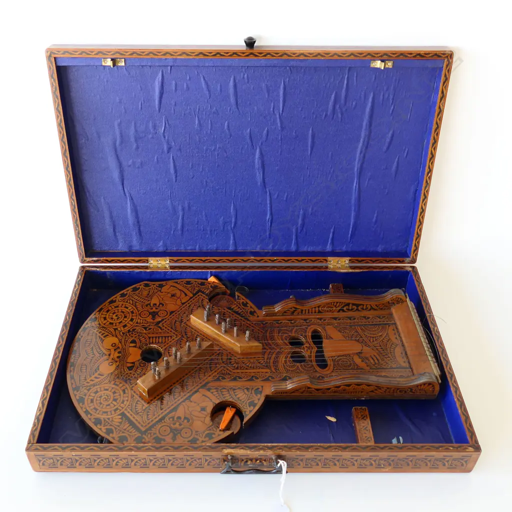 CASED GAZOZZOPHONE MADE BY G. E. MAYLETT, 1939 L.590mm* addit. photos added Image 1++