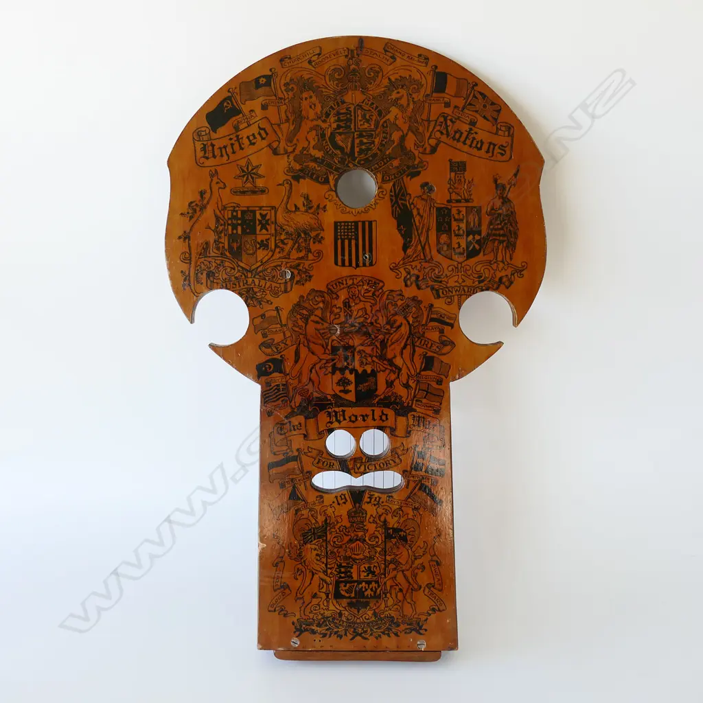 CASED GAZOZZOPHONE MADE BY G. E. MAYLETT, 1939 L.590mm* addit. photos added Image 1++
