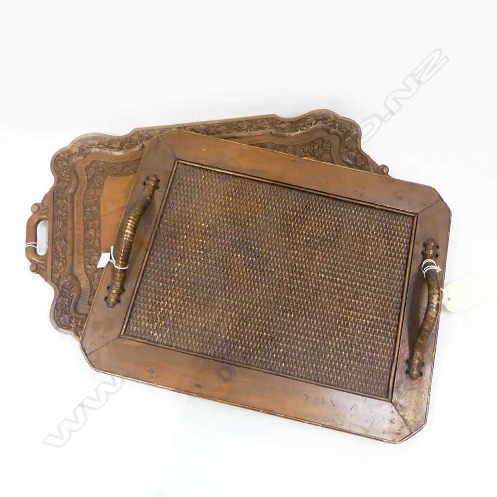 2 SERVING TRAYS Inc. FILIPINO, LARGEST 620x375mm Image 1++