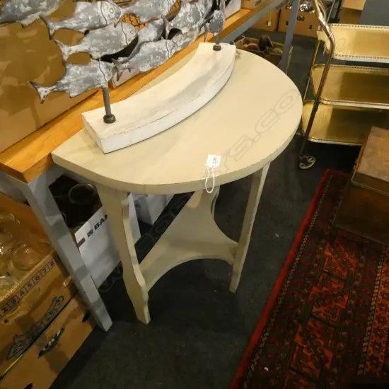 DEMILUNE HALL TABLE 610x365x740mm