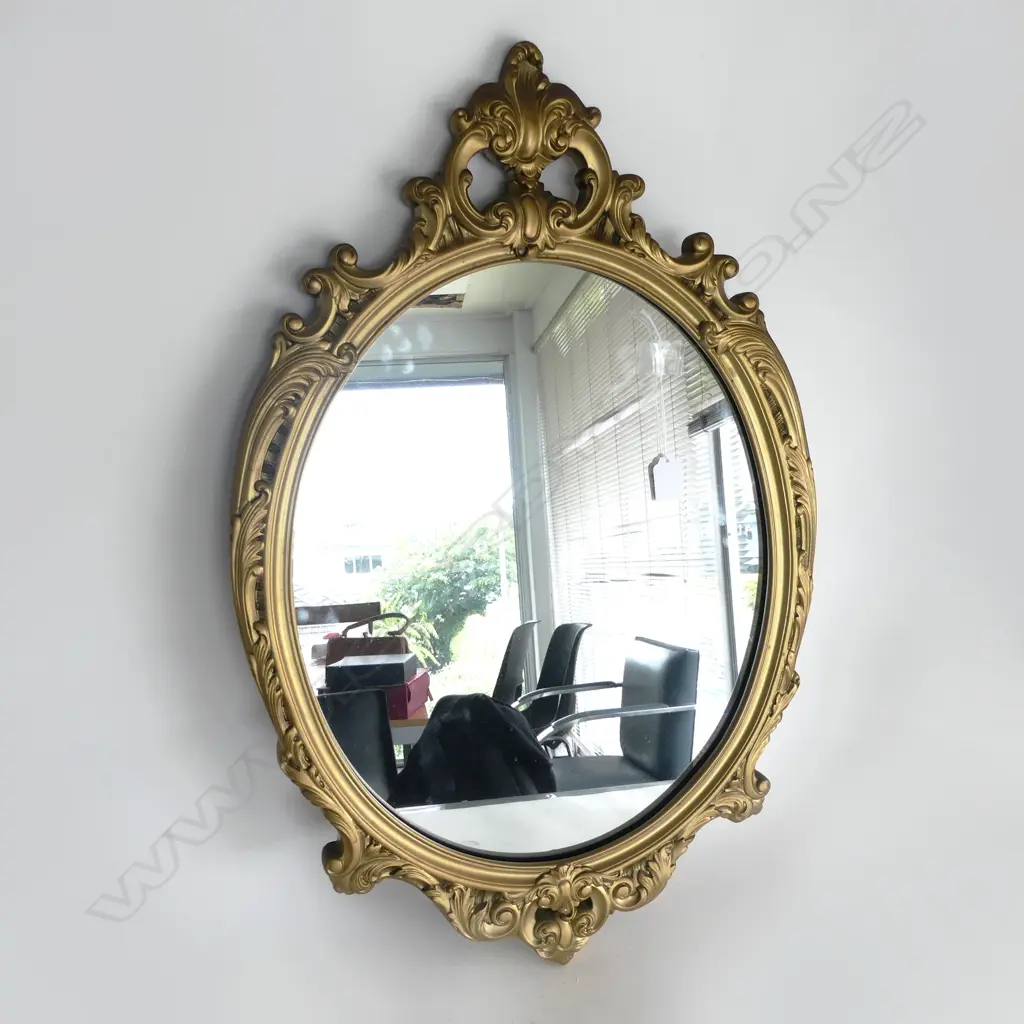 MIRROR; GILT PLASTER FRAME 715x460mm Image 1++