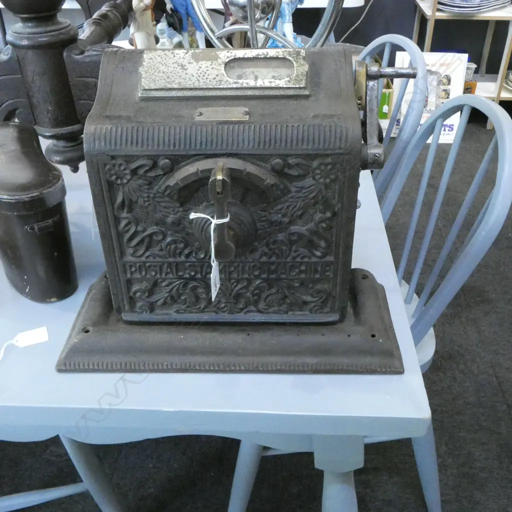 POSTAL STAMPING 'FRANKING MACHINE' MODEL D c.1910s-1920s, 210x350x280mm Image 1++